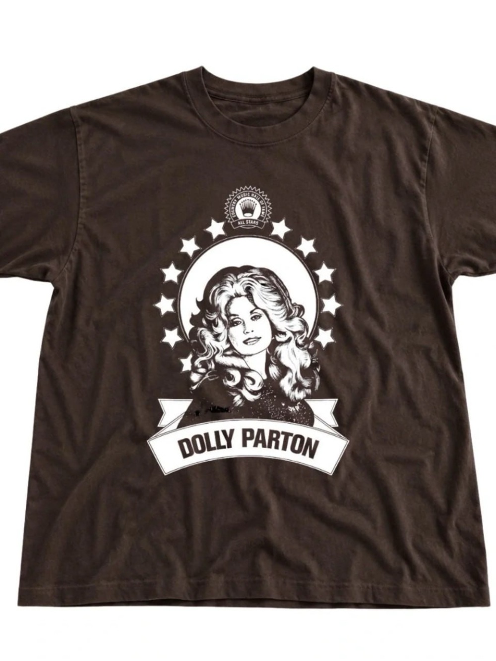 Brown Dolly Parton Graphic Tee, fan shirt
